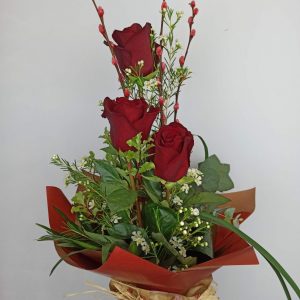 3 Rosas Rojas